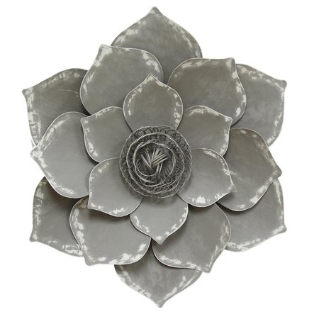 KD ESTANTERIA Grey Lotus Wall Decor KD2627072